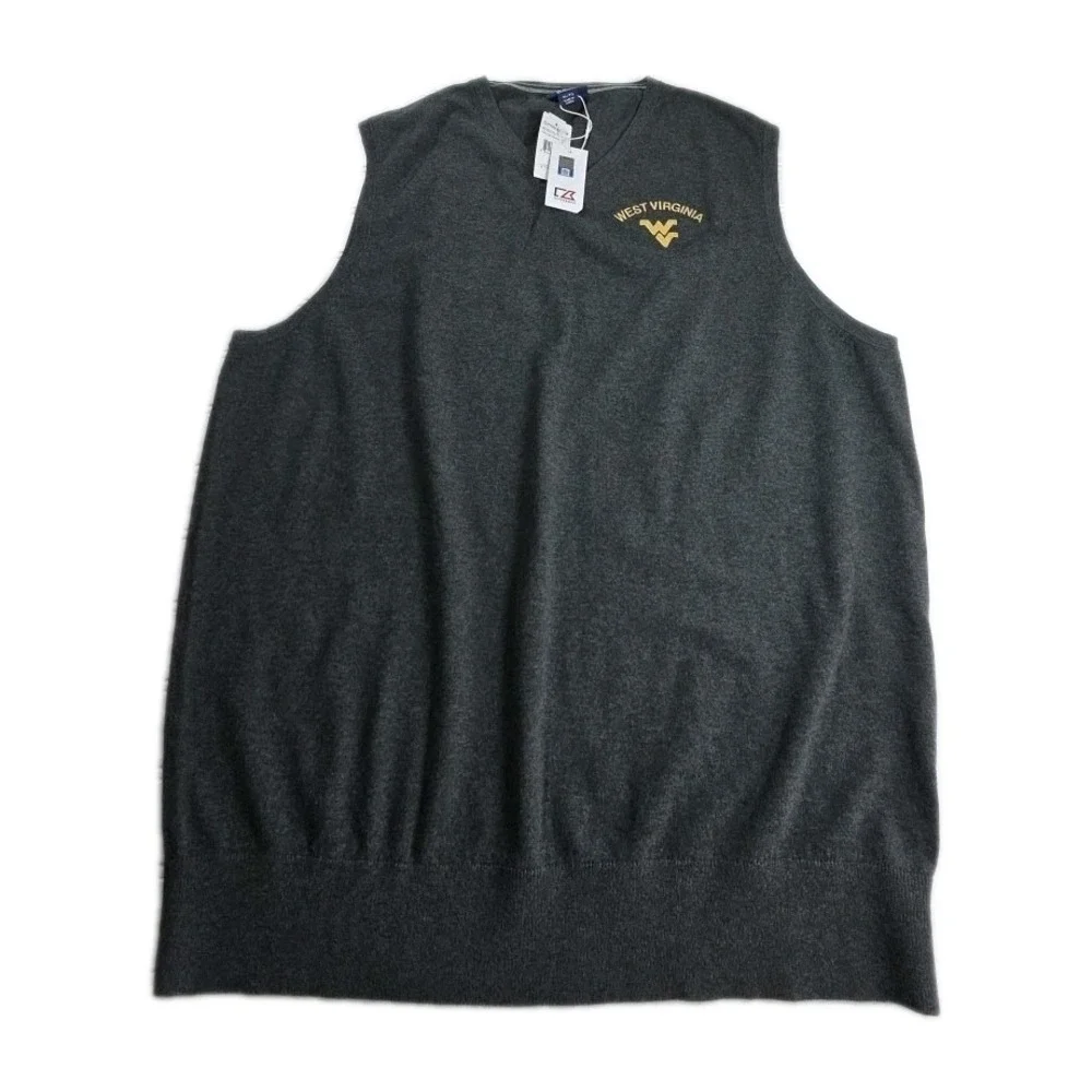 Cutter & Buck Men's Lakemont Sweater Vest XL WEST VIRGINIA‎ LOGO NWT